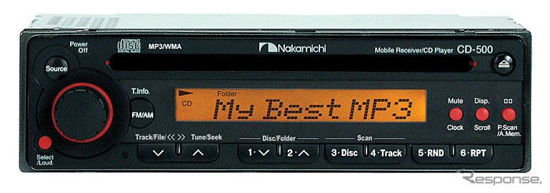 ナカミチ「CDシリーズ」の中級機『CD-500』を発売