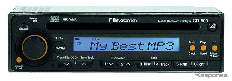 ナカミチ「CDシリーズ」の中級機『CD-500』を発売