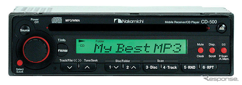 ナカミチ「CDシリーズ」の中級機『CD-500』を発売