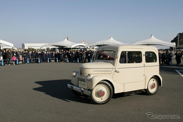 1947年に生産された電気自動車「たま」