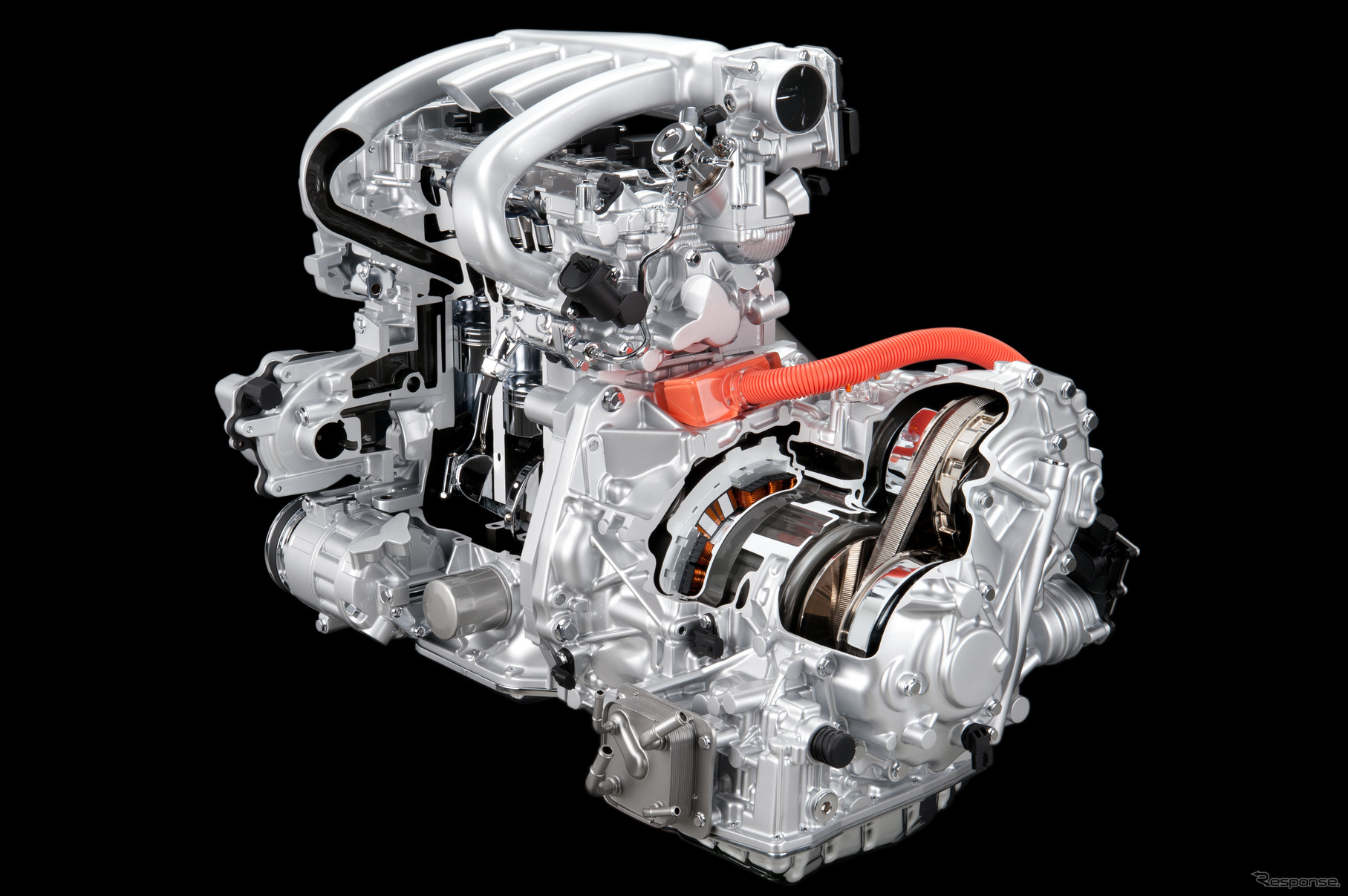 日産 FFハイブリッドシステム（2.0リッター直噴エンジン）