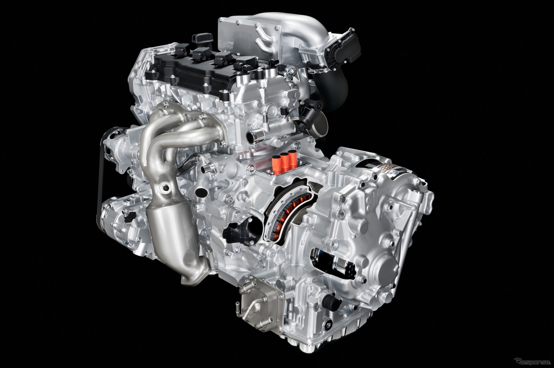 日産 FFハイブリッドシステム（2.5リッタースーパーチャージャー付きエンジン）