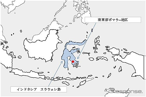 インドネシア・スラウェシ島南東部ポマラー地区