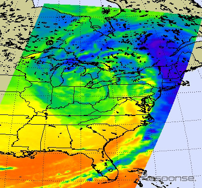 AIRS赤外線イメージ
