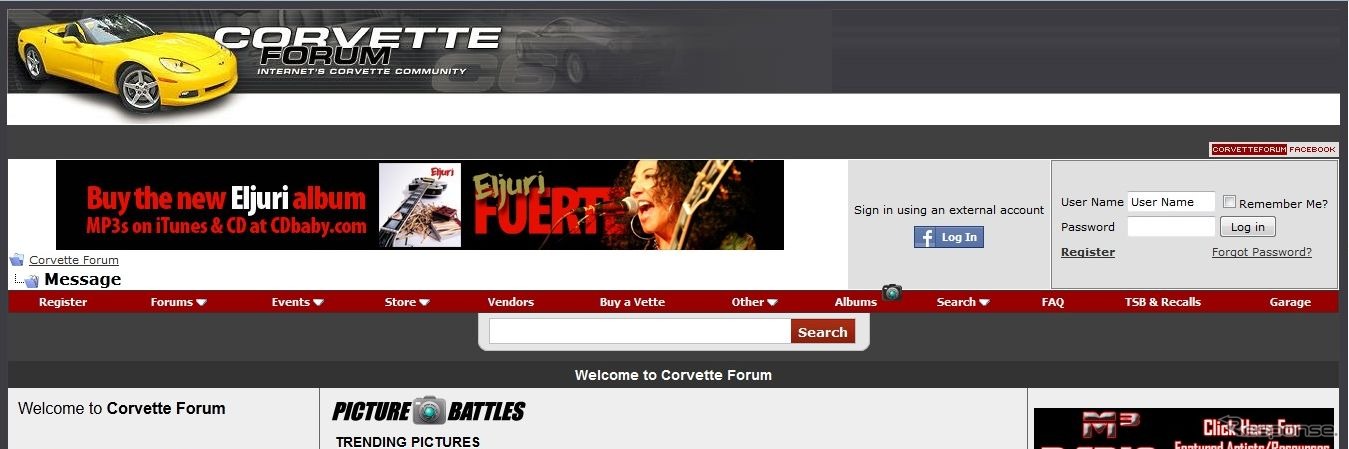 新型コルベットのデザインをリークした「corvette forum」