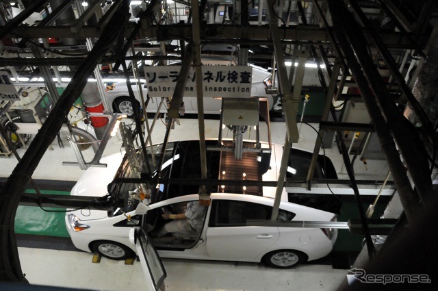 トヨタ自動車堤工場 プリウス生産ライン（資料画像）