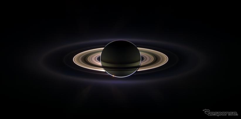 カッシーニが撮影した土星の姿