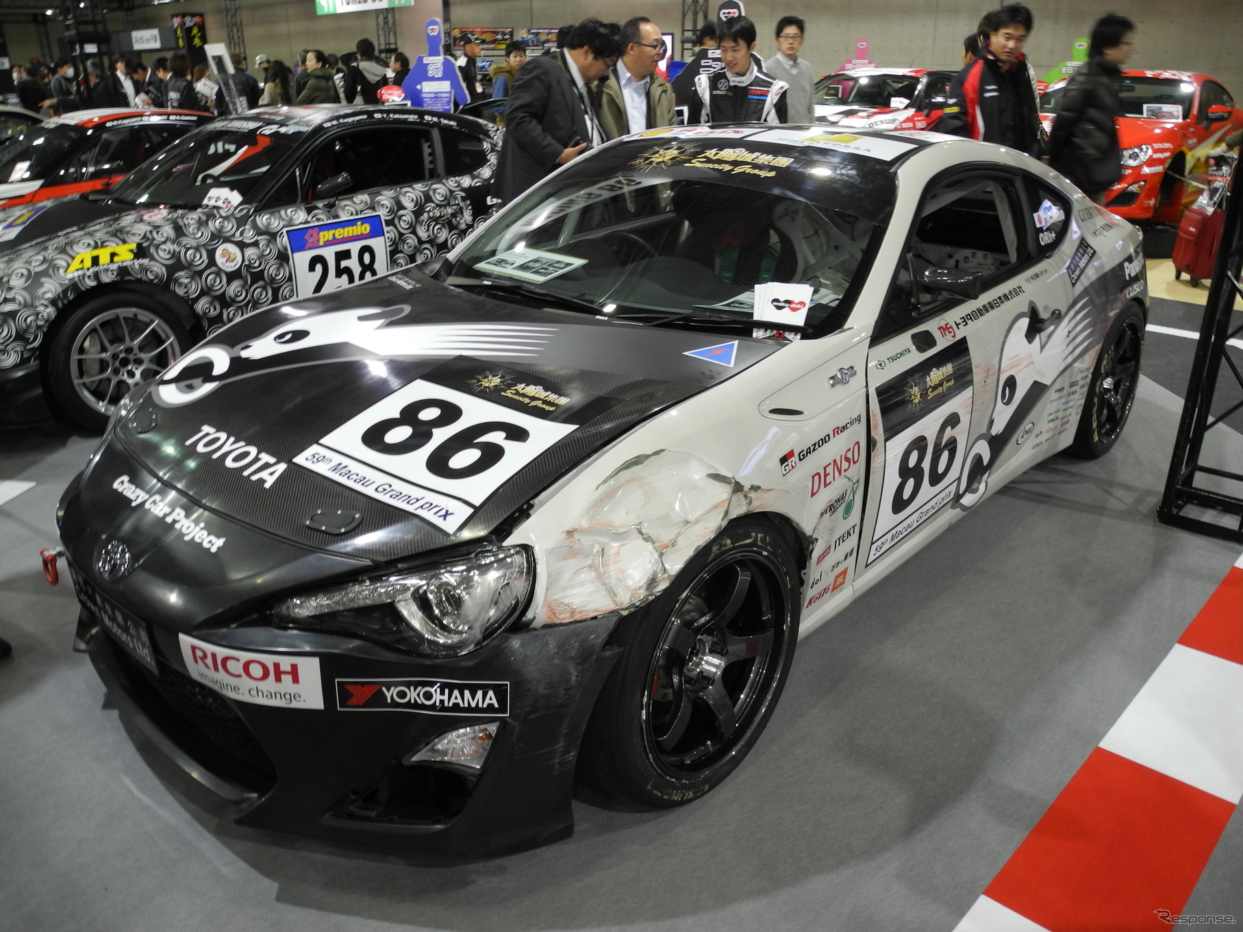 東京オートサロン13マカオグランプリに出走したトヨタ「86」