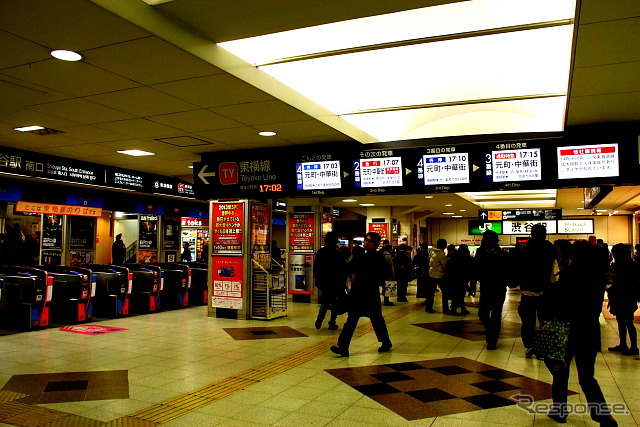 東急東横線渋谷駅
