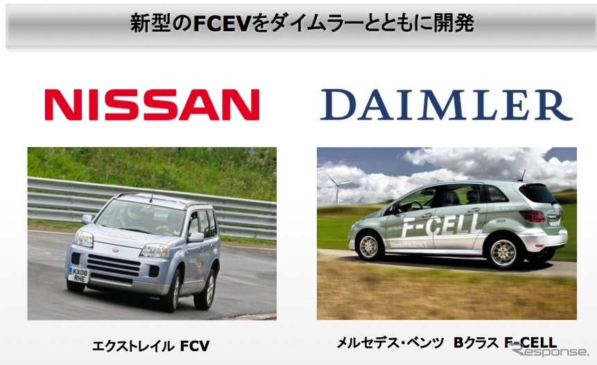 新型のFCEVをダイムラーとともに開発