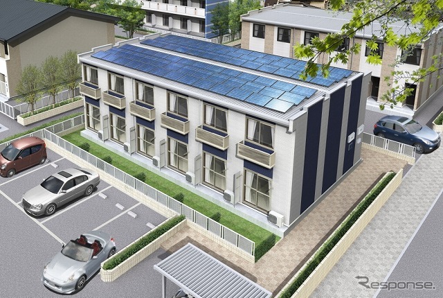 レオパレス21・福島県内の管理物件67棟に太陽光発電システムを設置