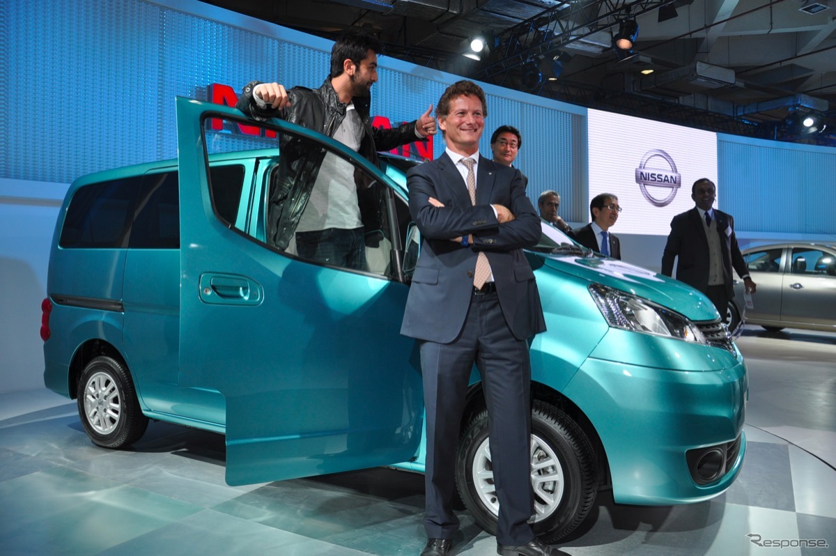 デリーモーターショー12　日産のプレスブリーフィングの様子（参考画像）