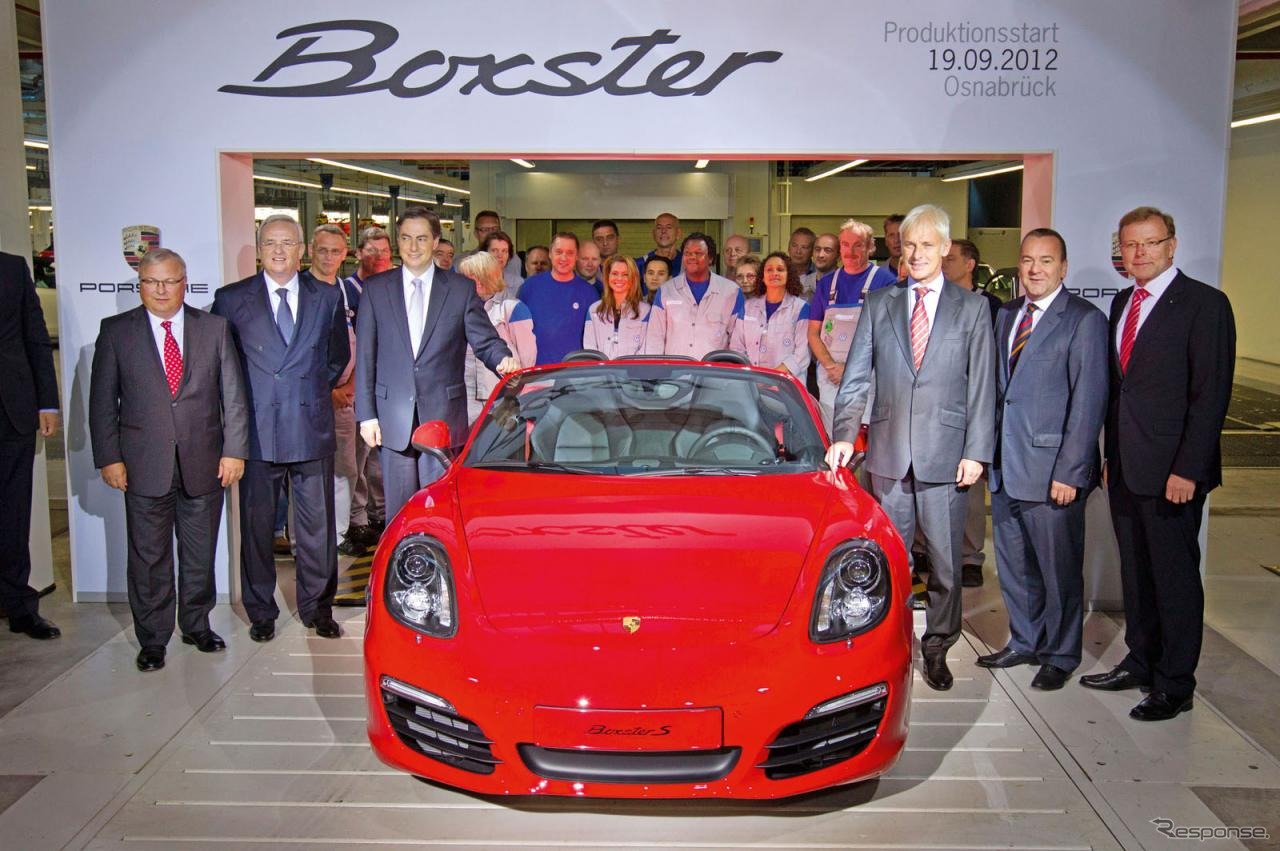 フォルクスワーゲングループのドイツ・オズナブリュック工場において、生産が開始された新型ポルシェ ボクスター