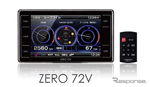 コムテック、GPSレーダー探知機 ZERO 72V を発売
