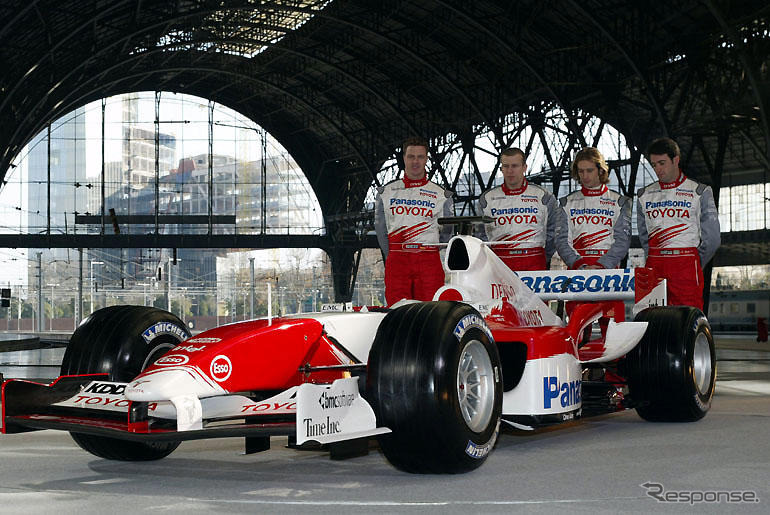 【トヨタF1】新型車 TF105 を発表