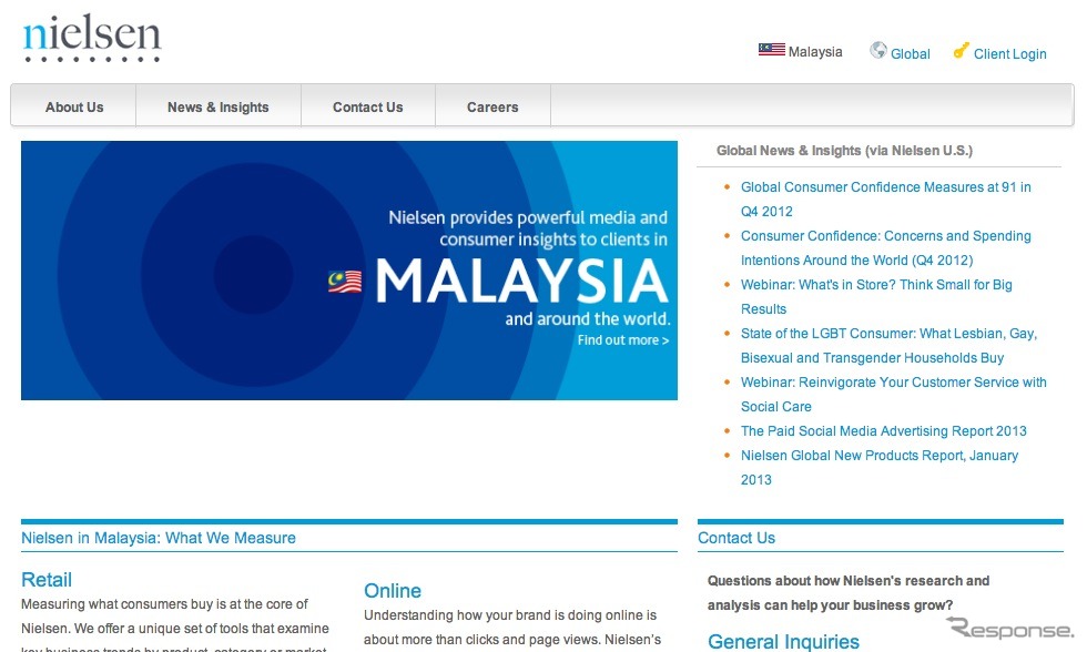 ニールセンマレーシアwebサイト