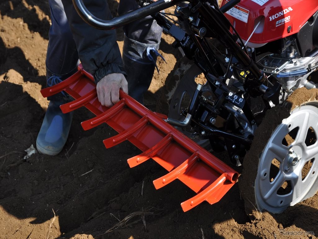 ホンダ耕うん機の発表体験会