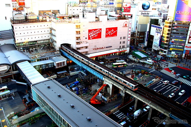 地下化工事がすすめられている渋谷駅周辺（参考画像）