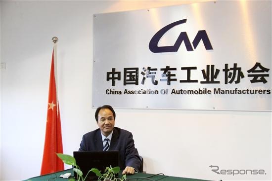 大気汚染問題についてコメントした中国汽車工業協会代表