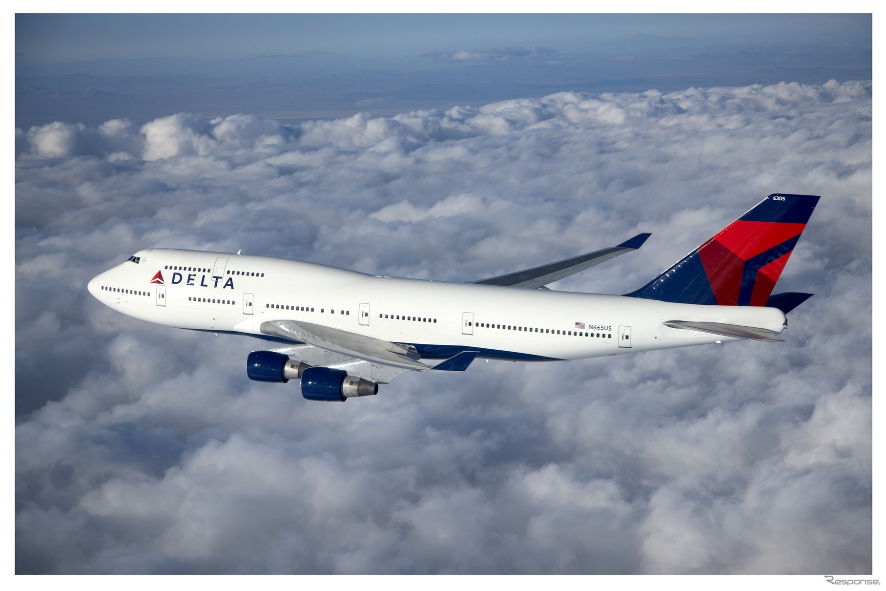 デルタ航空747
