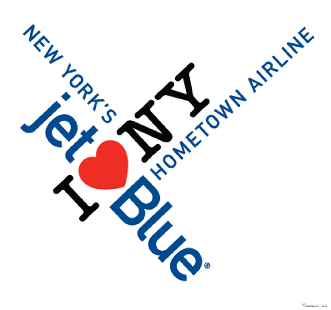 ジェットブルー航空のロゴ