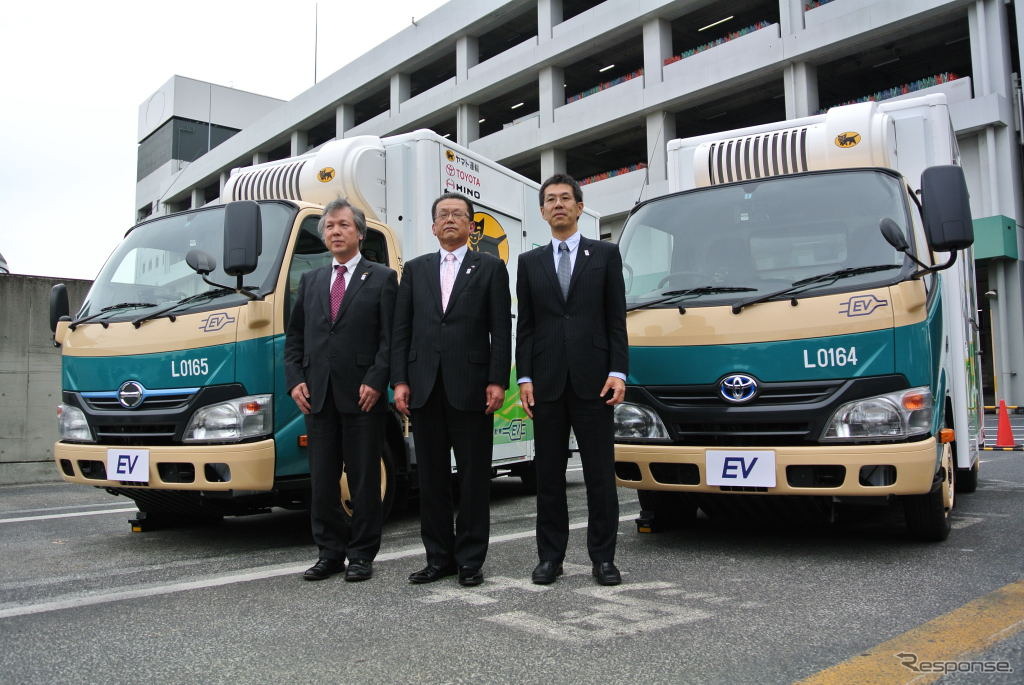 電動小型トラック実証運行車両