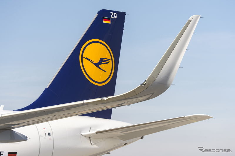 シャークレット装備のA320
