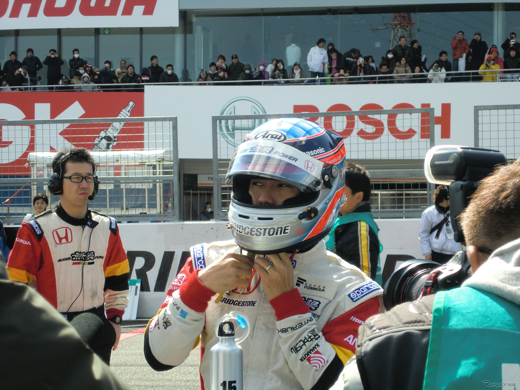 今年もスーパーフォーミュラにスポット参戦する佐藤琢磨（チーム無限）。