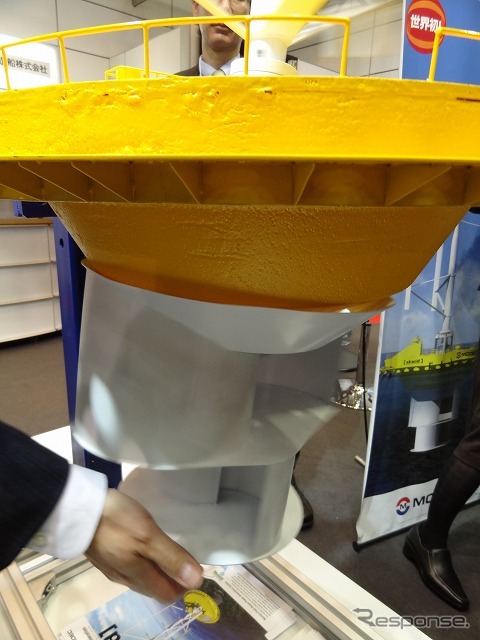 サボニウス水車は潮力以上のスピードが出ないため、海の生態系にも影響しない。