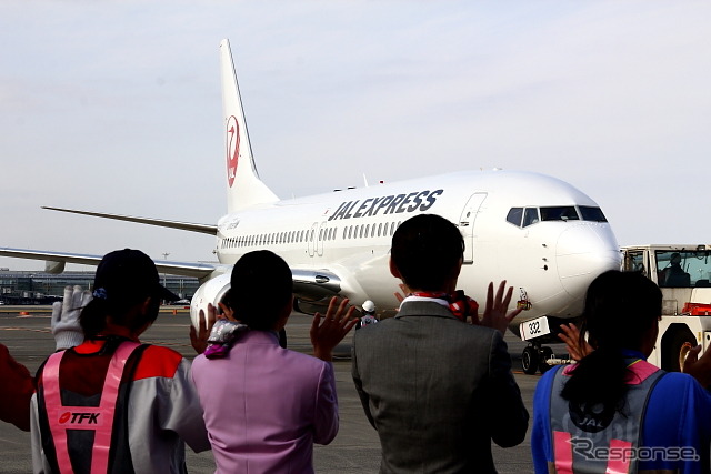 JAL ひなまつりフライト（2013年3月3日 羽田空港）