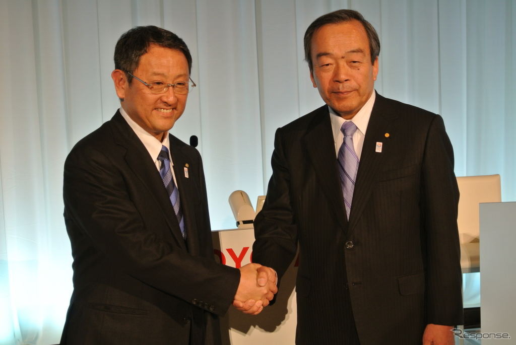 トヨタ新体制発表会見
