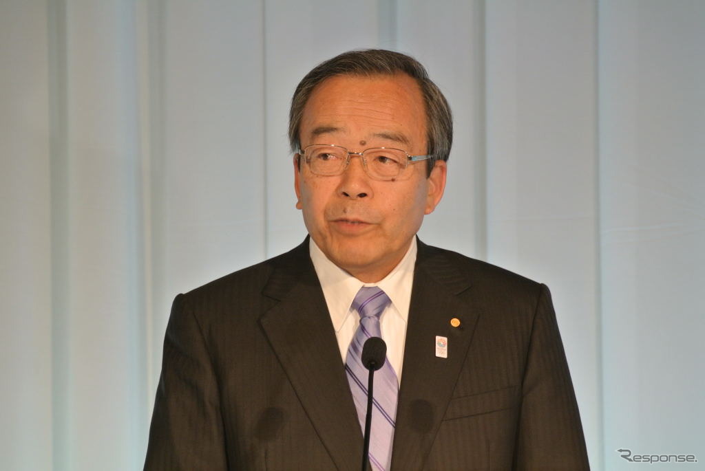 会長就任が内定した内山田竹志副会長