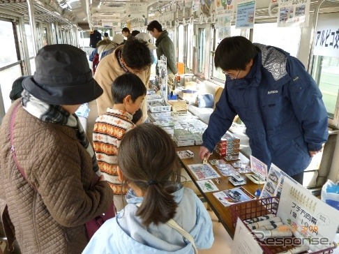 2012年の「上高地線ふるさと鉄道まつり」の様子