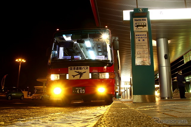 釧路空港　阿寒バス（2013年2月）