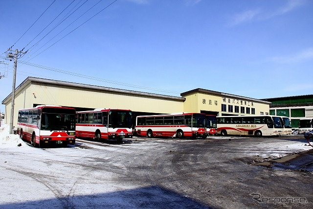 網走バス（2013年2月）