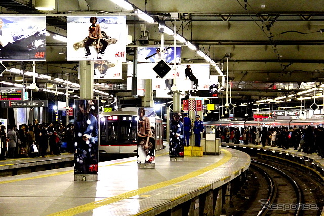 2013年3月15日までの東横線渋谷～代官山間（地上区間）