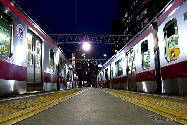 2013年3月15日までの東横線渋谷～代官山間（地上区間）