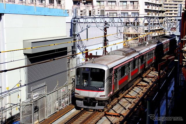 2013年3月15日までの東横線渋谷～代官山間（地上区間）