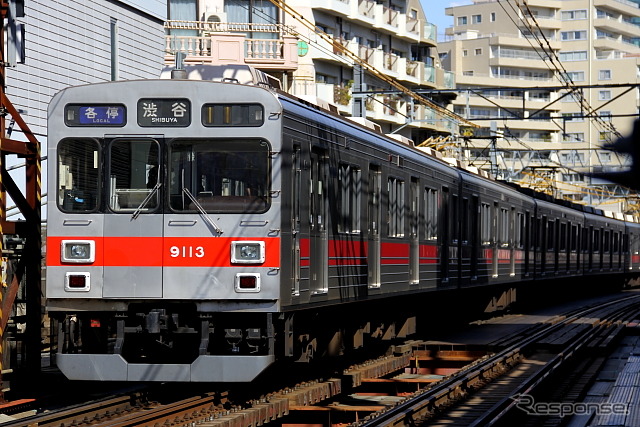 2013年3月15日までの東横線渋谷～代官山間（地上区間）