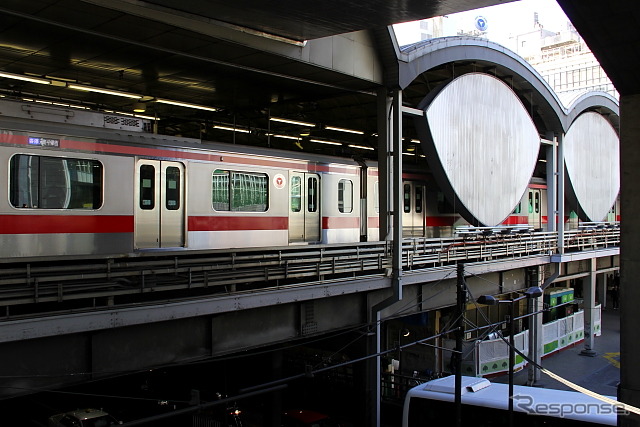 2013年3月15日までの東横線渋谷～代官山間（地上区間）