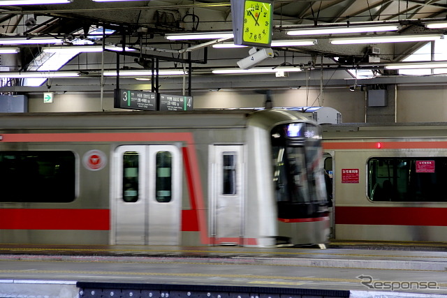 2013年3月15日までの東横線渋谷～代官山間（地上区間）