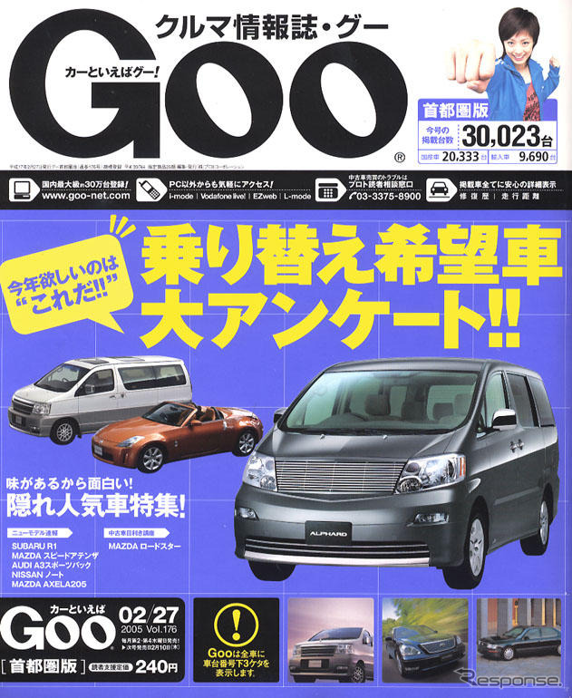 本当は欲しいあのクルマ…乗り換え希望車ランキング