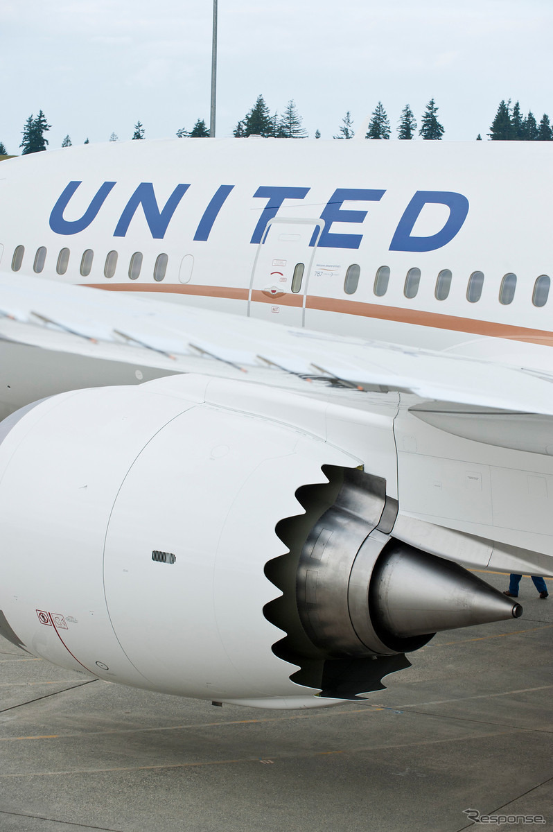 ユナイテッド航空787