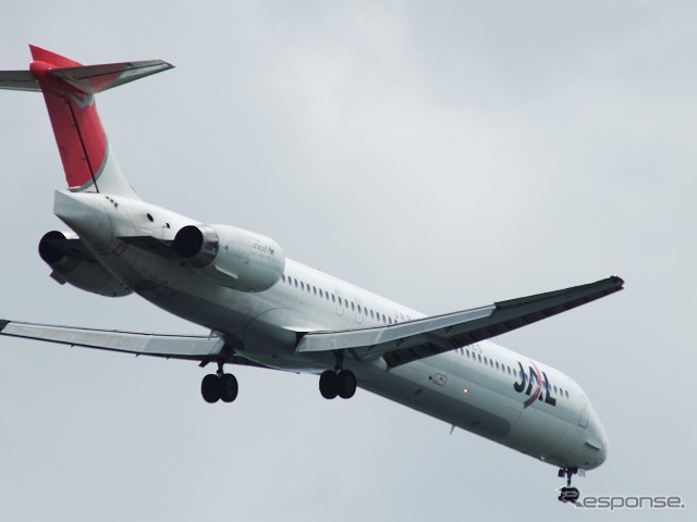 日本航空 マクドネルダグラスMD-90（参考画像）