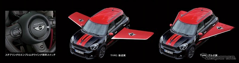 MINI ジョンクーパーワークス・ウィングオプション装備の限定車