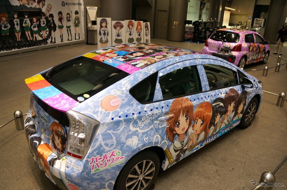 公式痛車のプリウス、240万円で販売…ガールズ＆パンツァー公式