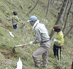 ホンダは砂漠を緑化する!!　中国へ植林ツアー派遣