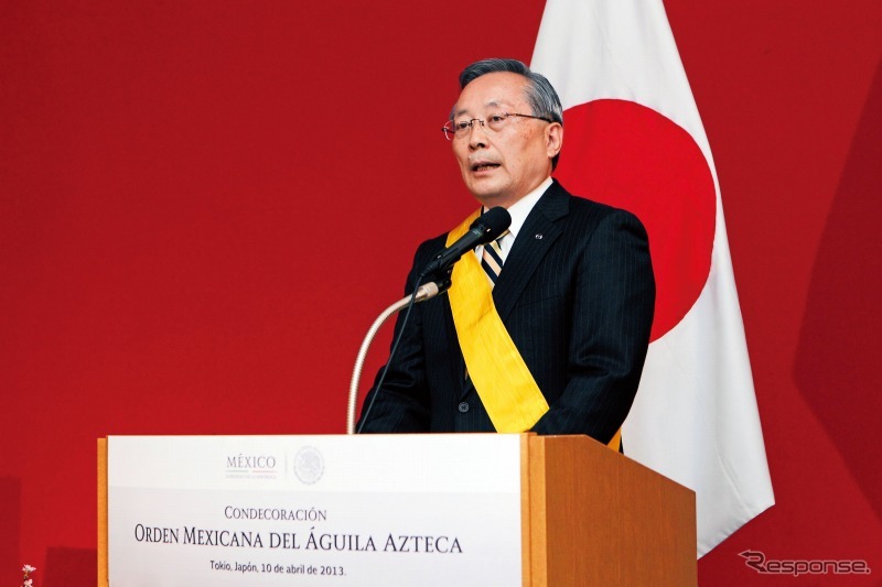 「アギラ・アステカ勲章」叙勲セレモニー