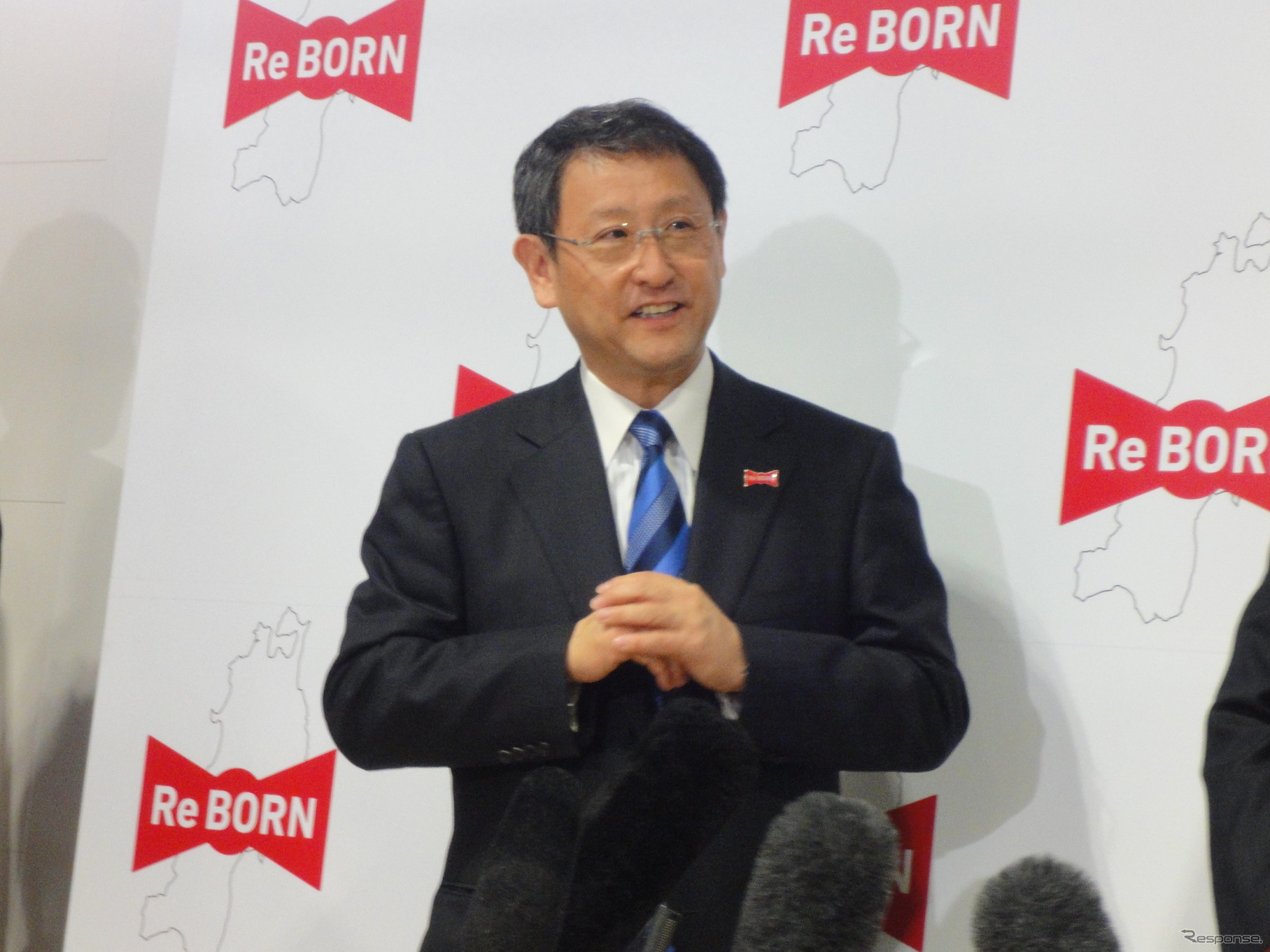 豊田社長　トヨタ東日本学園で