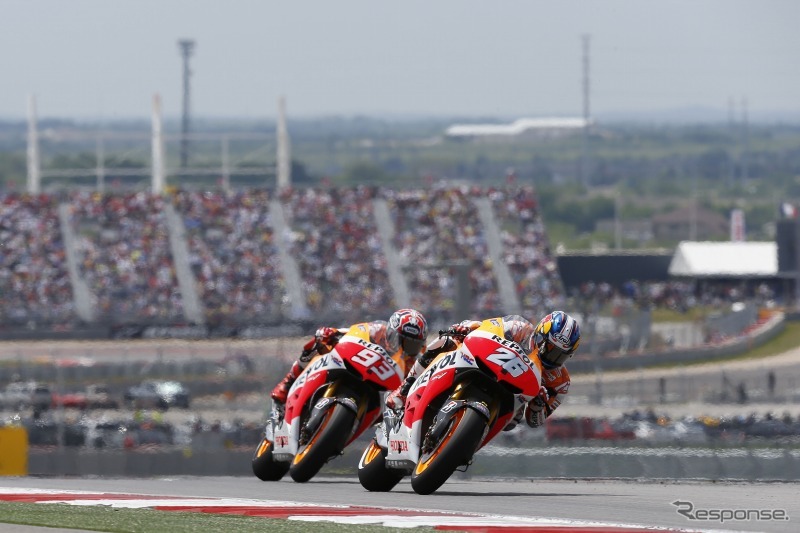 MotoGP ダニ・ペドロサ選手(#26)、マルク・マルケス選手(#93)